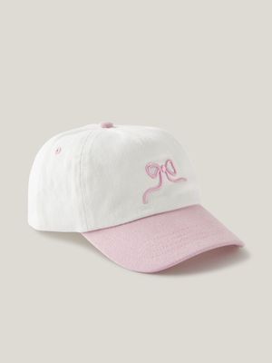 Cotton On Kids  White Kids Sports Club Cap