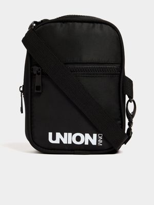 Men's Union-DNM Cross Body Black Bag