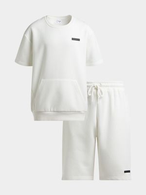 Boys Utility Crew Tee & Shorts Set