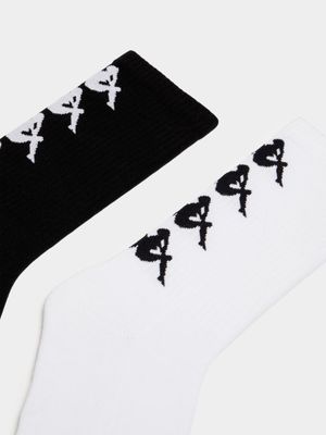 Kappa Tennis Black/White Socks