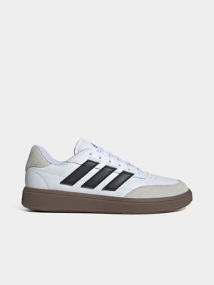 Mens adidas Courtblock White/Gum Sneaker