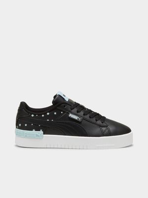 Junior Grade-School Puma Jada Stars Black/White/Blue Sneakers