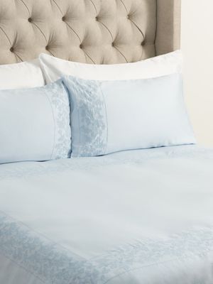 Grace Esperanza Ice Blue Duvet Cover Set