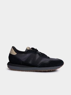 Mens New Balance 237 Black/Tan Sneaker