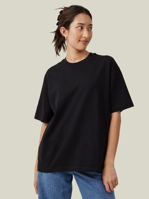 Women's Cotton On Black The Boxy Oversized T-shirt