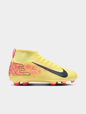 Junior Nike Mercurial Superfly 10 Club Kylian Mbappé Orange/Pink Boots