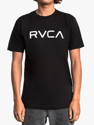 Men's Big RVCA Black T-Shirt