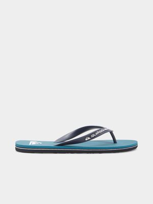 Men's Quiksilver Blue Molokai Core Flip Flops