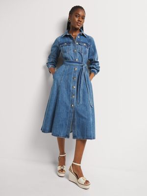 Luella Denim Shirt Dress