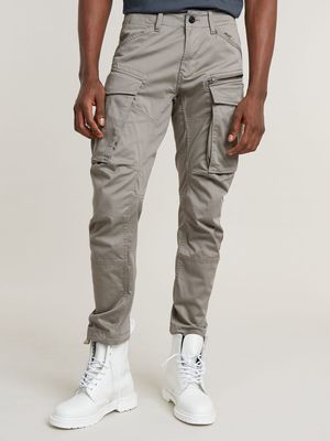 G-Star Men's Rovic Zip 3D Regular Grey Tapered Pants