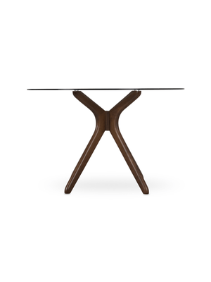 Kara Dining Table Round Walnut