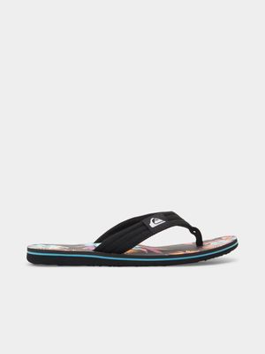 Men's Quiksilver Black Molokai Layback II Flip Flops