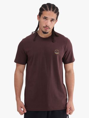 adidas Originals Men's Graphic Brown T-shirt