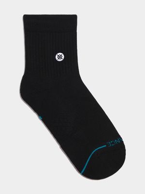 Stance Unisex Icon Quarter Black Socks