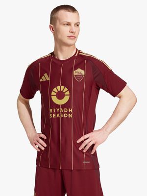 Mens adidas AS Roma Home 24/25 Stadium Jersey