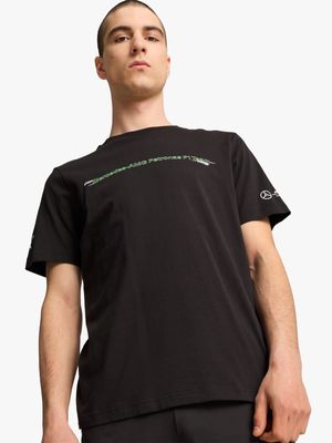 Puma Men's Mercedes-AMG Petronas F1 Graphic Black T-shirt