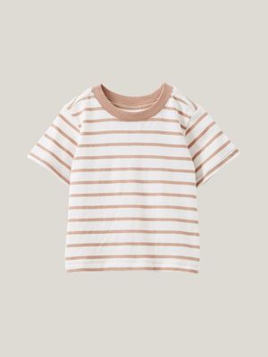 Cotton On Baby Brown Jamie Short Sleeve T-shirt