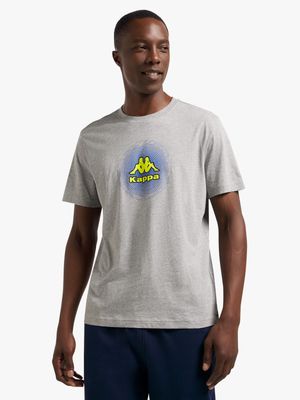 Mens Kappa Logo Fardios Grey Tee