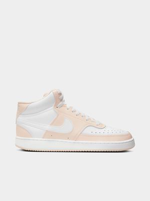 Womens Nike Court Vision Gauva Ice/White Sneakers