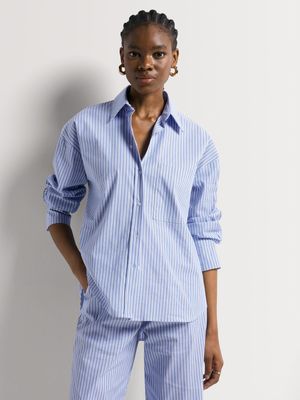 Y&G Relaxed Long Sleeve Stripe Shirt