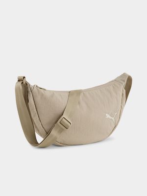 Puma Unisex Core Her Shoulder Crossbody Beige Bag