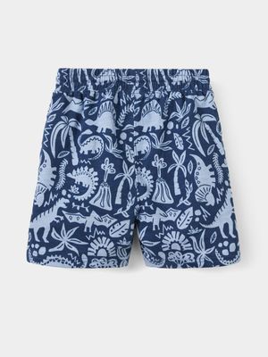 Cotton On Kids Boy Blue Henry Slouch Shorts