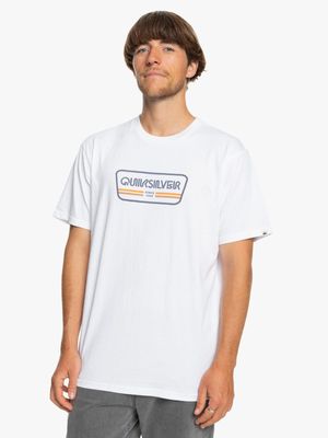 Men's Quiksilver White Range Life Front T-Shirt