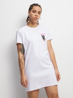 Redbat Women's White T-Shirt Dress