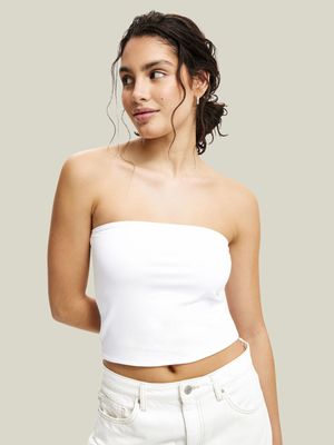 Women's Cotton On White All Day Tube Top