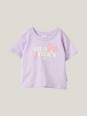 Cotton On Baby Purple Jamie Short Sleeve T-shirt