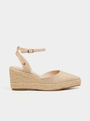 Women's Butterfly Feet Beige Hannah 1 Wedges