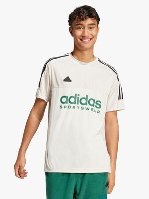 Mens adidas Tiro Stone Tee