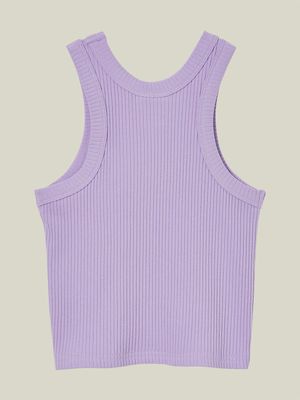 Cotton On Kids Girl Purple Eleanor Tank Top