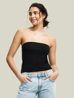 Women's Cotton On Black All Day Tube Top