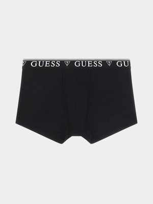 Men's Guess Black Barney Cash Counte Boxer Trunk