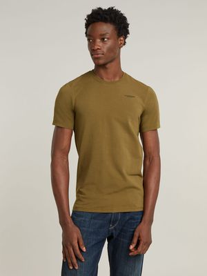 G-Star Men's Slim Base Brown T-Shirt