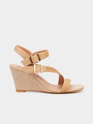 Women's Butterfly Feet Beige Raeleen 1 Wedges