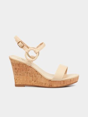 Women's Butterfly Feet Beige Debra 9 Wedges