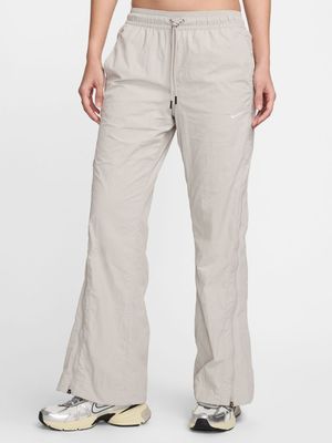 Nike Women's NSW Collection Mid-Rise Repel Zip Iron Ore Pants