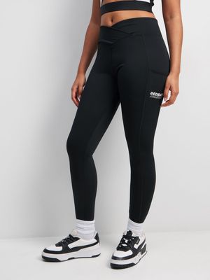 Redbat Athletics Women's Black Leggings