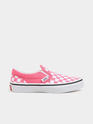 Vans kids Slip-On Pink/White Sneaker