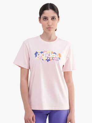 Womens adidas Graphic Pink Tee