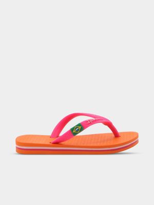 Kid's Ipanema Pink Class Brasil Ii Flip Flops