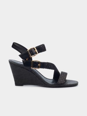 Women's Butterfly Feet Black Raeleen 1 Wedges