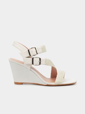 Women's Butterfly Feet Beige Raeleen 1 Wedges