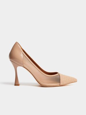 Luella Branded Embossed Court Heels