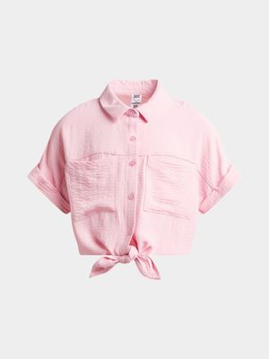 Jet Older Girls Pink Air Flow Shirt