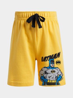 Jet Younger Boys Yellow Batman Shorts