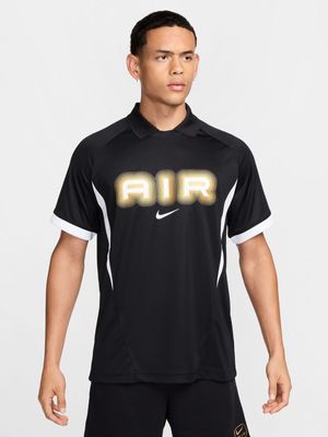 Nike Men's Air Short-Sleeve Black/Gold Jersey