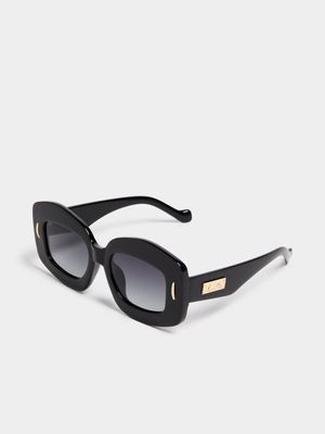 Luella Retro Oval Square Sunglasses